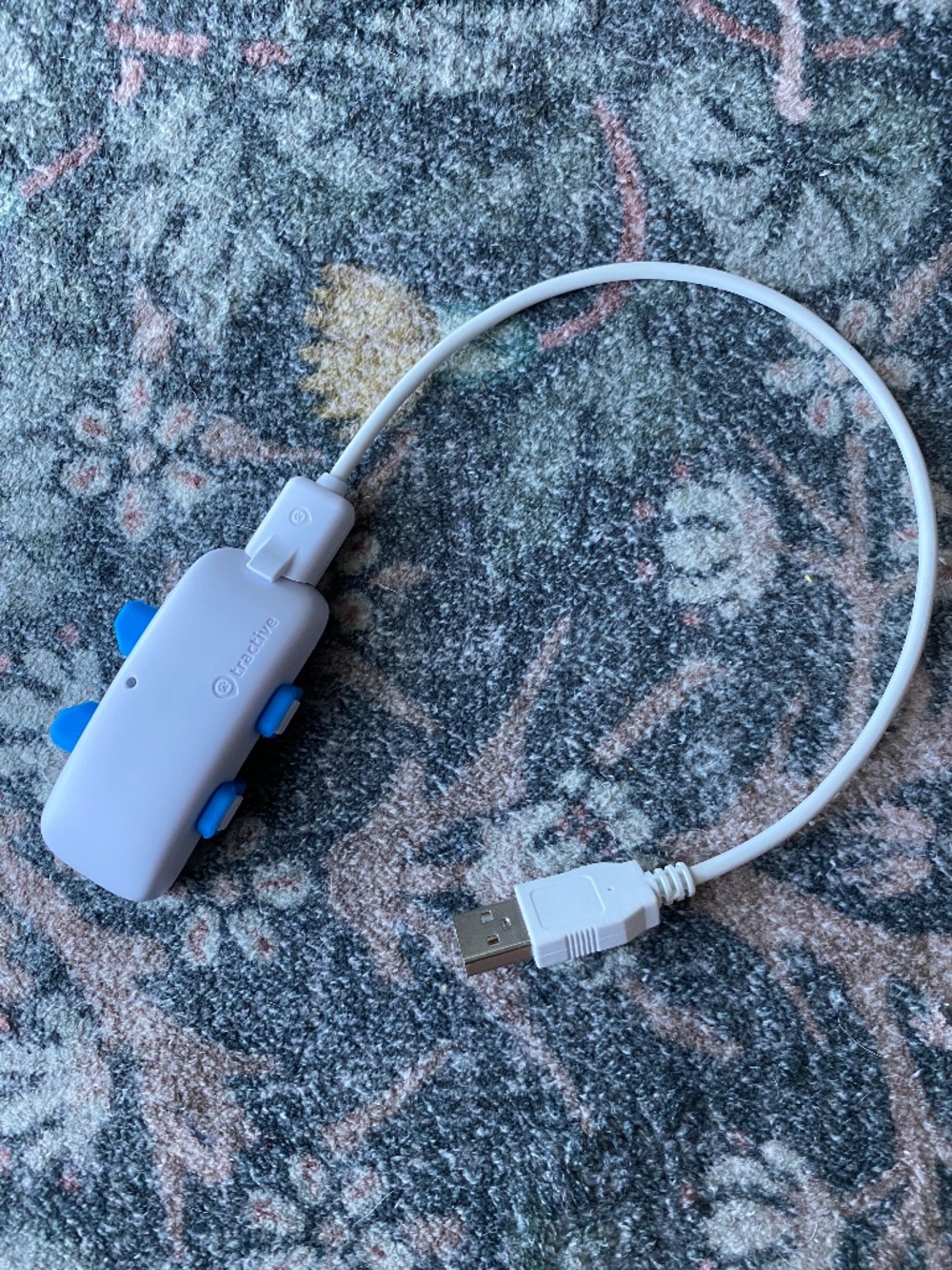 Tractive Pet Tracker and Wellness Device with charger